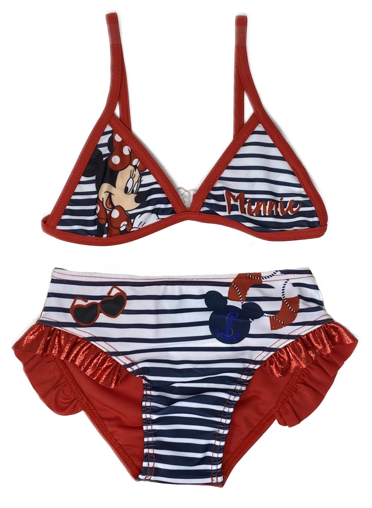 Costume Mare Minnie DISNEY Bikini 2 Pezzi Bambina - Min23-0873