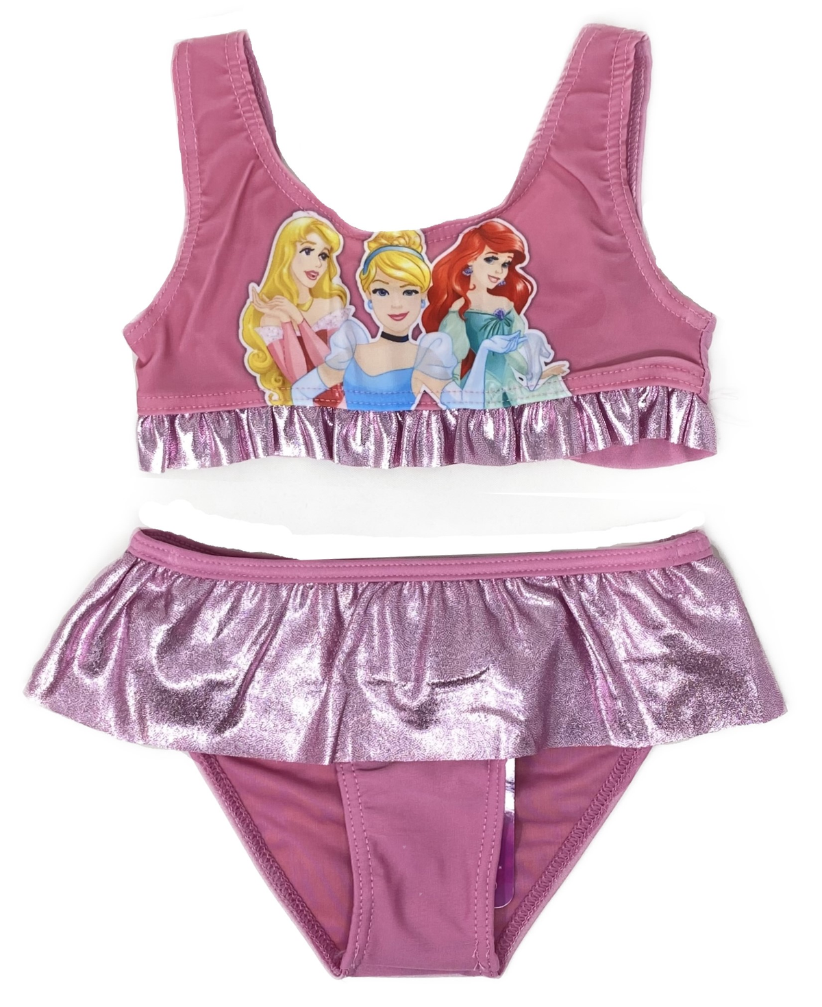 Costume Mare Principesse DISNEY Bikini 2 Pezzi Bambina - Pri23-0298