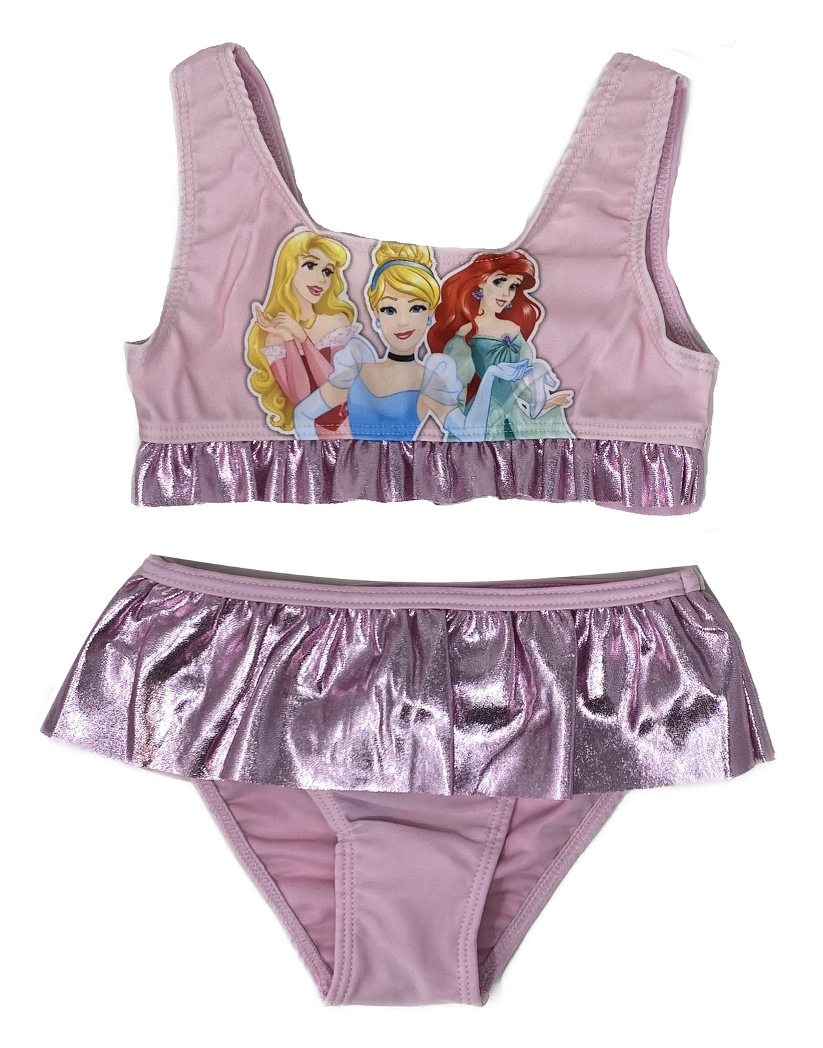 Costume Mare Principesse DISNEY Bikini 2 Pezzi Bambina - Pri23-0298