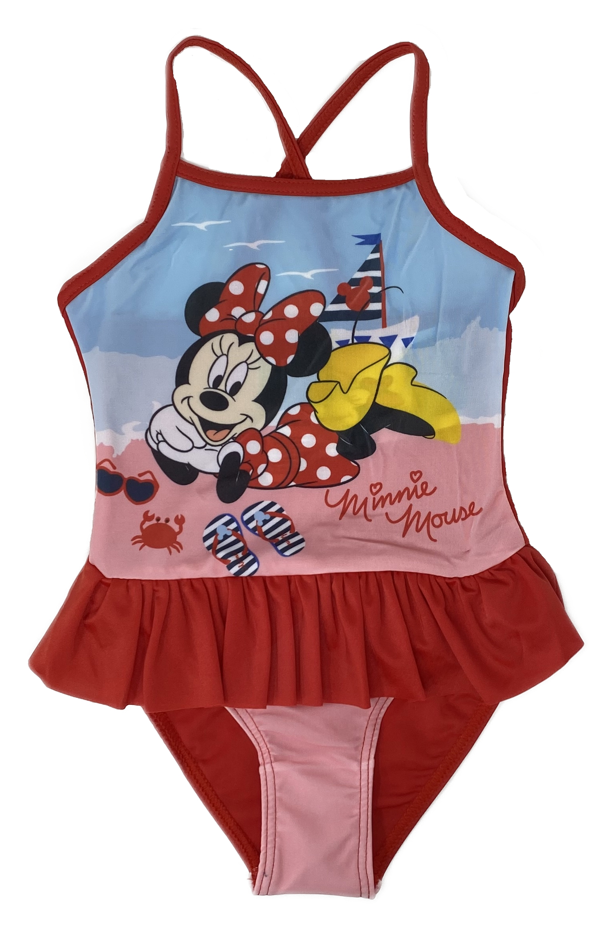 Costume Mare Minnie DISNEY Intero Bambina - Min23-0240