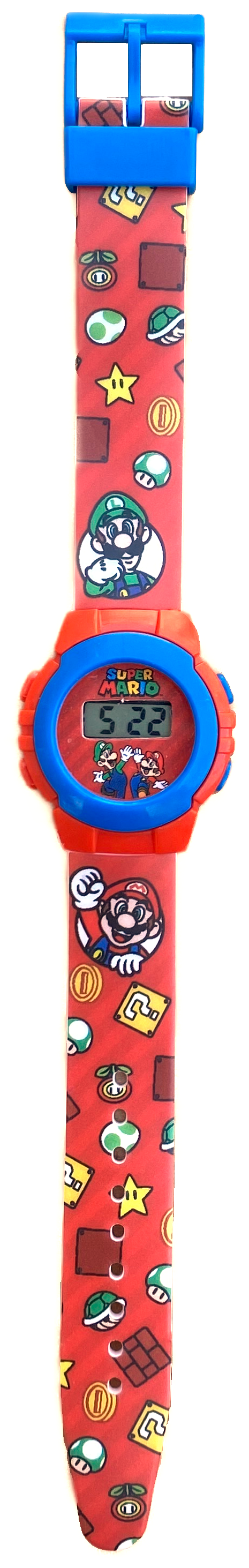 Orologio da Polso Digitale Super Mario in Confezione Sagomata - Gsm4234