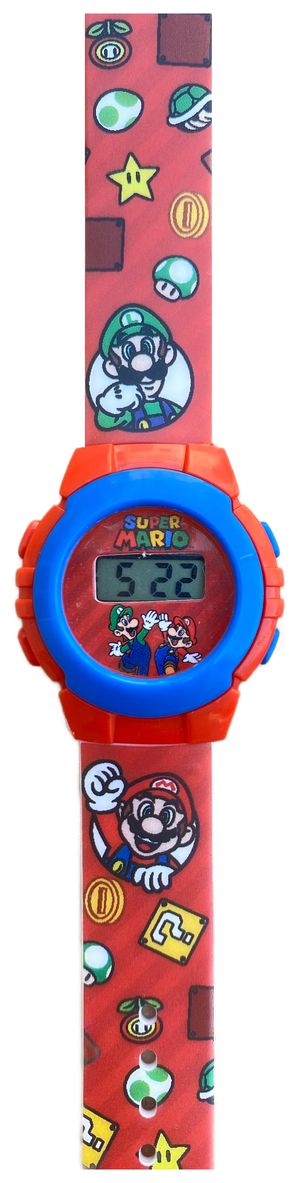 Orologio da Polso Digitale Super Mario in Confezione Sagomata - Gsm4234