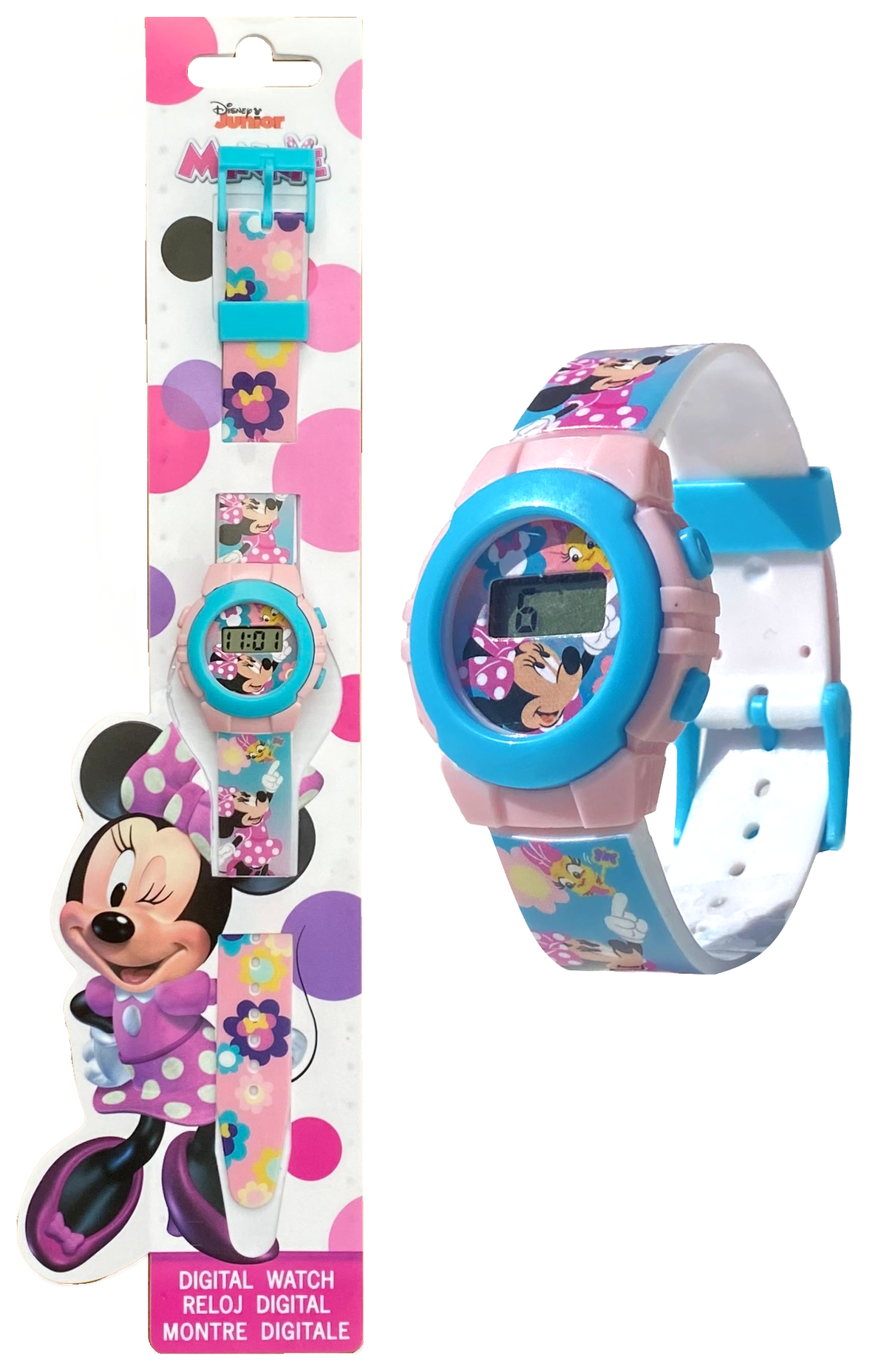 Orologio da Polso Digitale Minnie DISNEY in Confezione Sagomata - Mn4443
