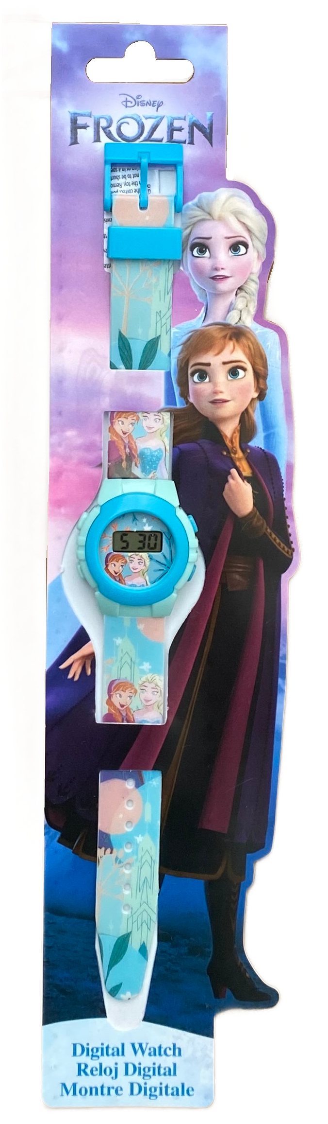 Orologio da Polso Digitale Frozen Ii DISNEY Elsa Anna in Confezione Sagomata - Fzn4914
