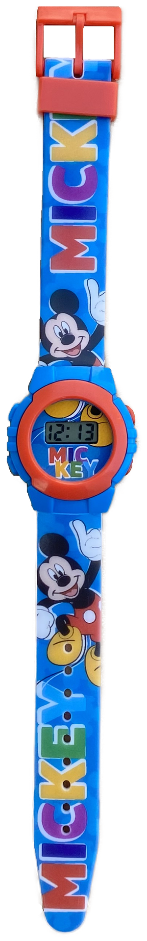 Orologio da Polso Digitale Mickey Mouse DISNEY Topolino in Confezione Sagomata - Mk4164
