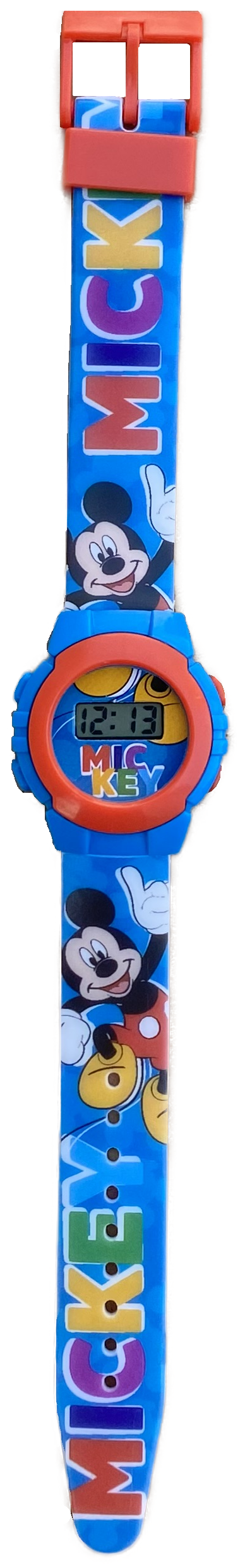 Orologio da Polso Digitale Mickey Mouse DISNEY Topolino in Confezione Sagomata - Mk4164