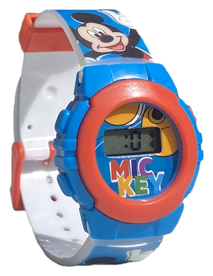 Orologio da Polso Digitale Mickey Mouse DISNEY Topolino in Confezione Sagomata - Mk4164