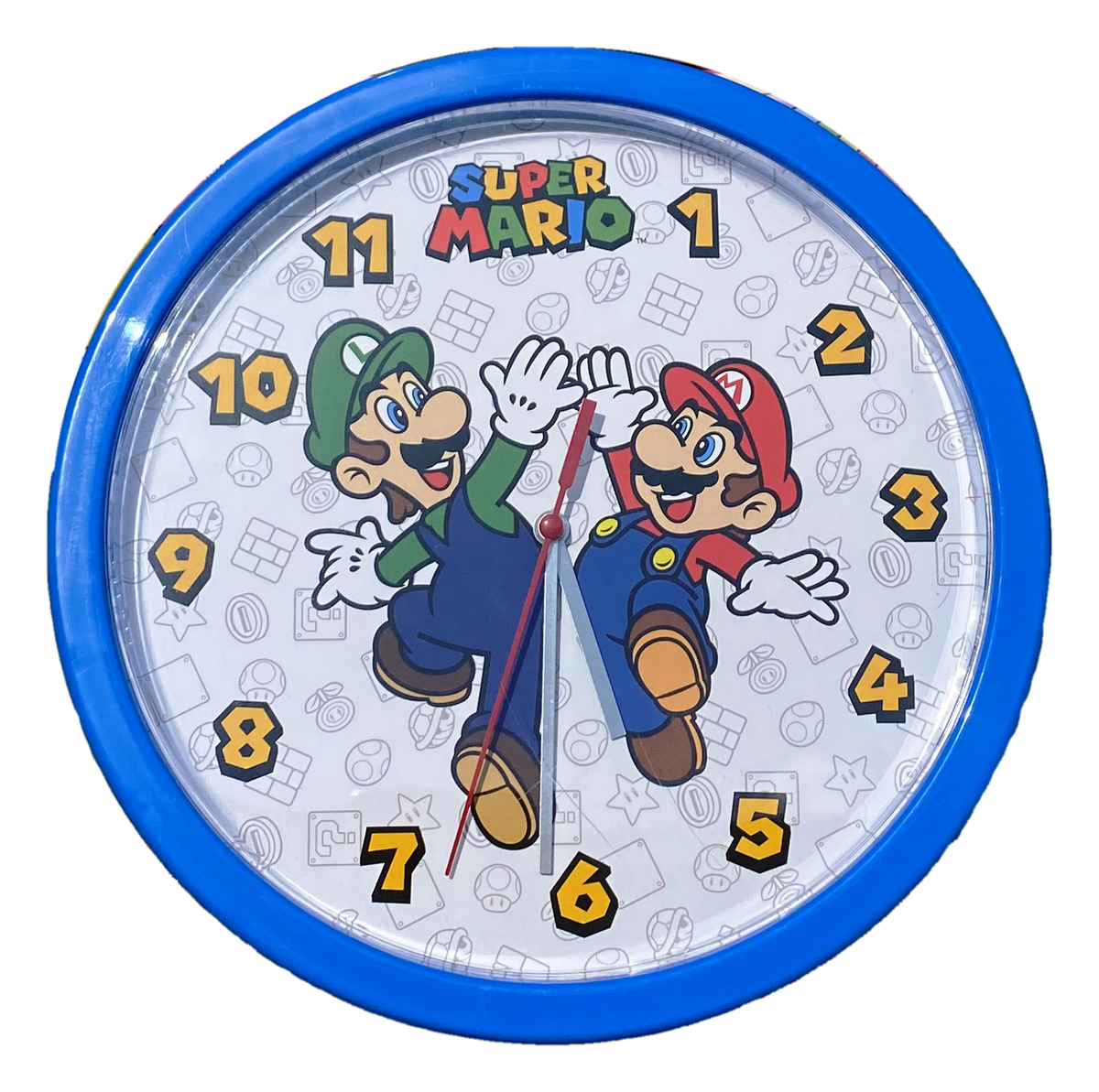 Orologio Super Mario da Parete Diametro Cm. 25 - Gsm3063