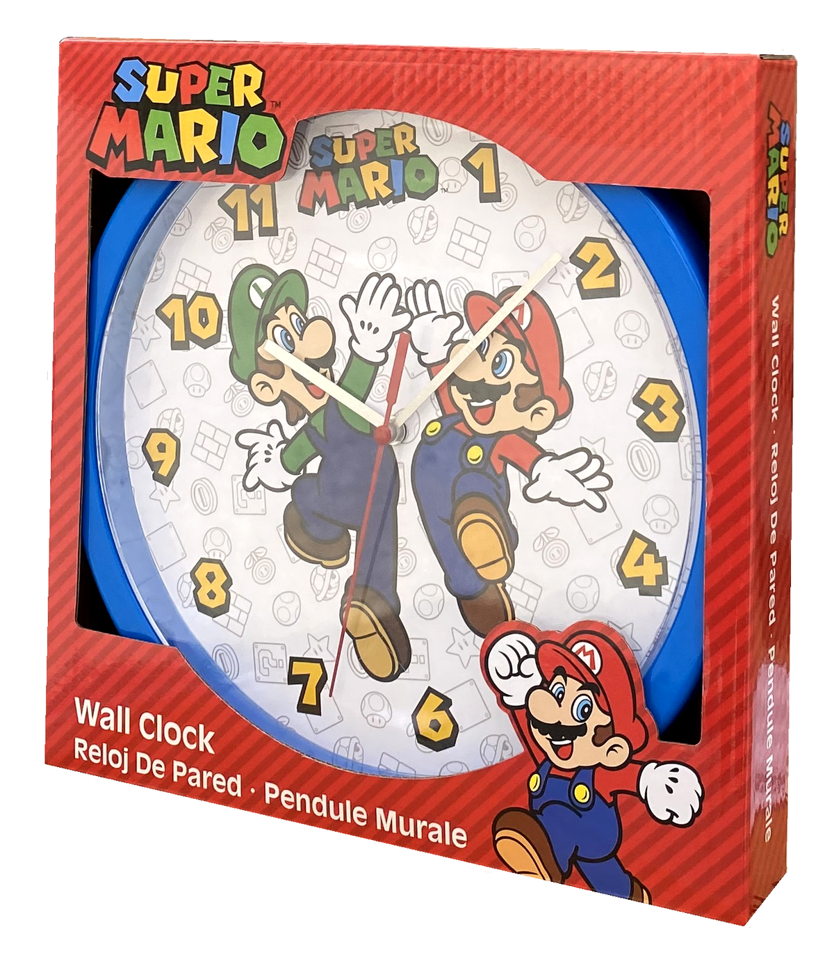 Orologio Super Mario da Parete Diametro Cm. 25 - Gsm3063