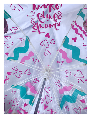 Ombrello Campana Trasparente Barbie Bambina - Bb00011