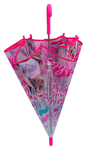 Ombrello Campana Trasparente Barbie Bambina - Bb00011