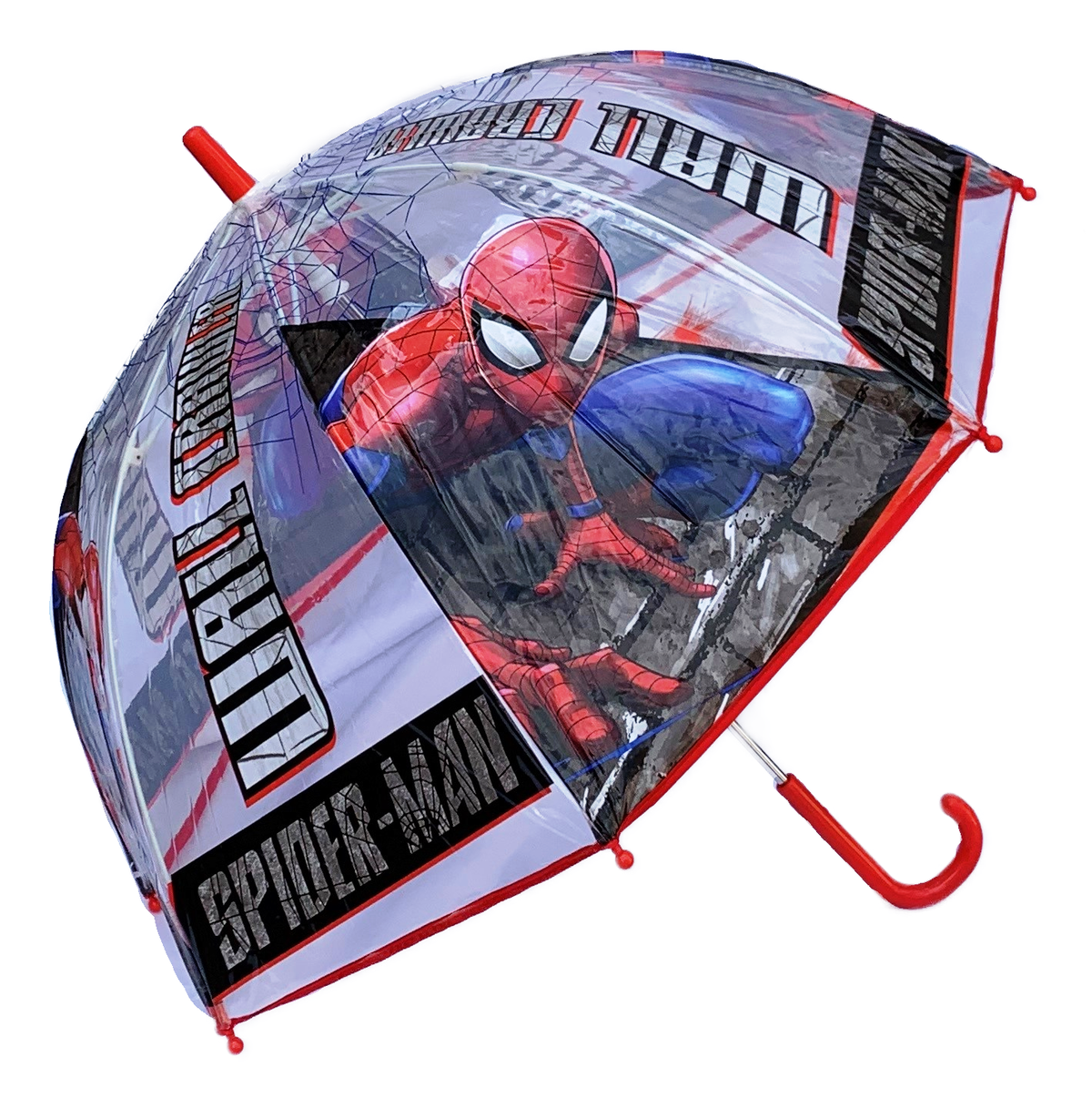 Ombrello Campana Trasparente Spiderman MARVEL Bambino - Sp50024