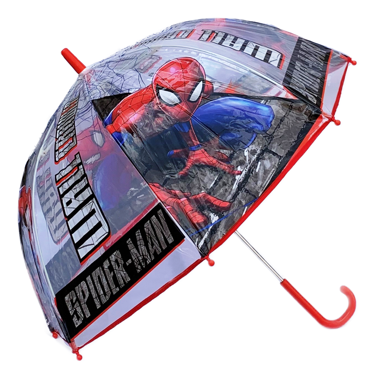 Ombrello Campana Trasparente Spiderman MARVEL Bambino - Sp50024