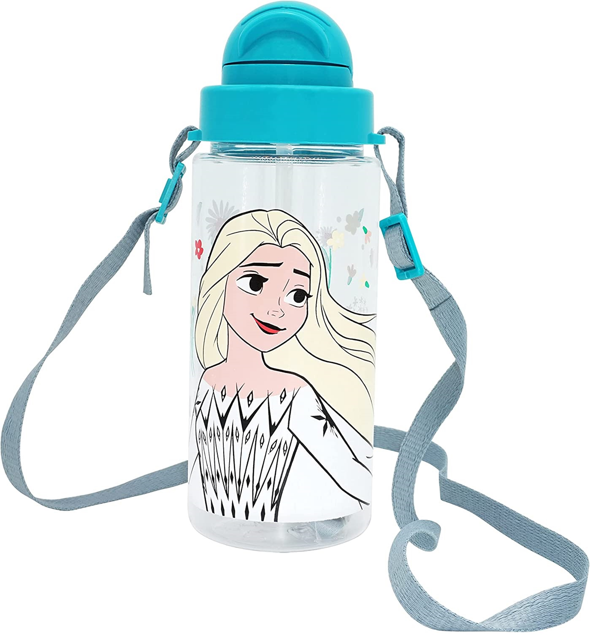 Borraccia in Tritan con Cannuccia Frozen DISNEY Elsa 500 Ml - 840340