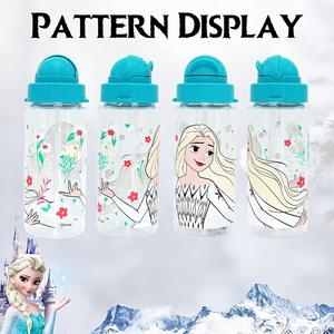 Borraccia in Tritan con Cannuccia Frozen DISNEY Elsa 500 Ml - 840340