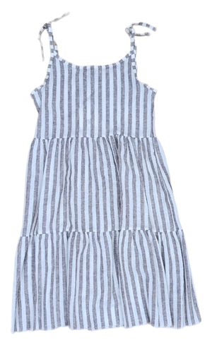 Scamiciata Bambina Vestito a Spalline a Righe - Ind-31154