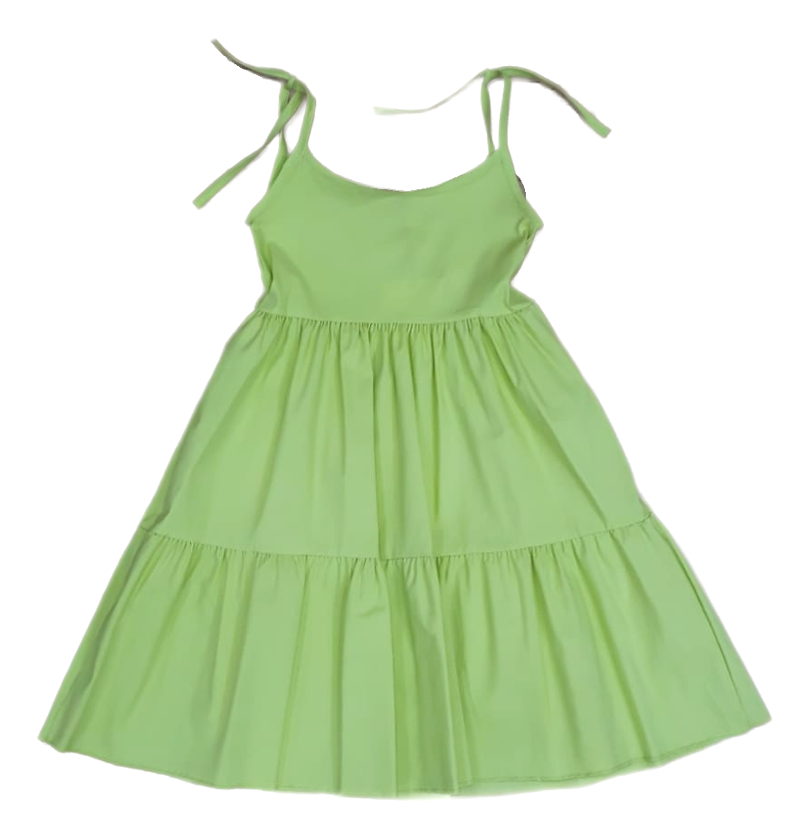 Scamiciata Bambina Vestito a Spalline - Pl-21152