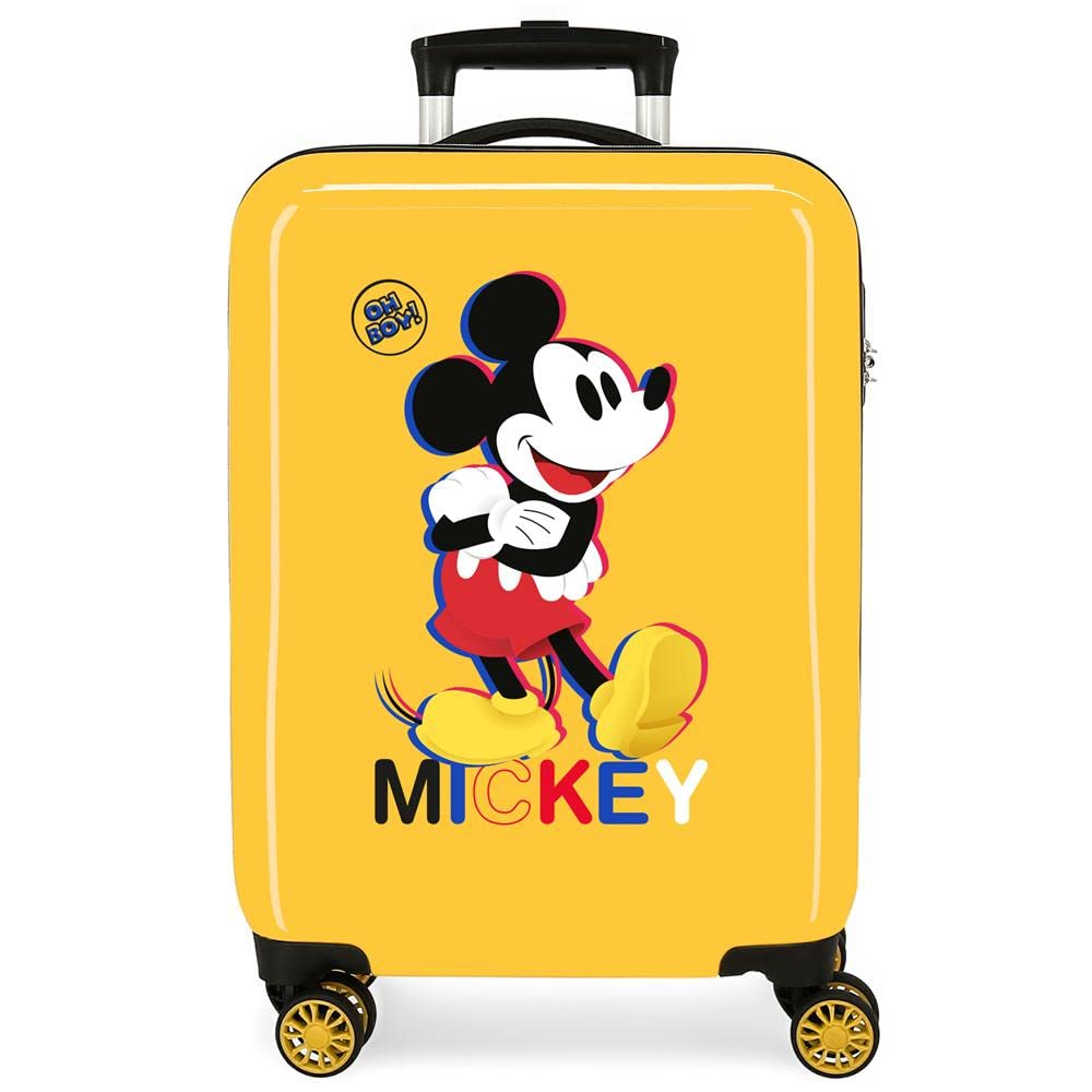 Trolley da Viaggio Topolino DISNEY in ABS Bagaglio a Mano Valigia 55x38x20 CM - 2921722