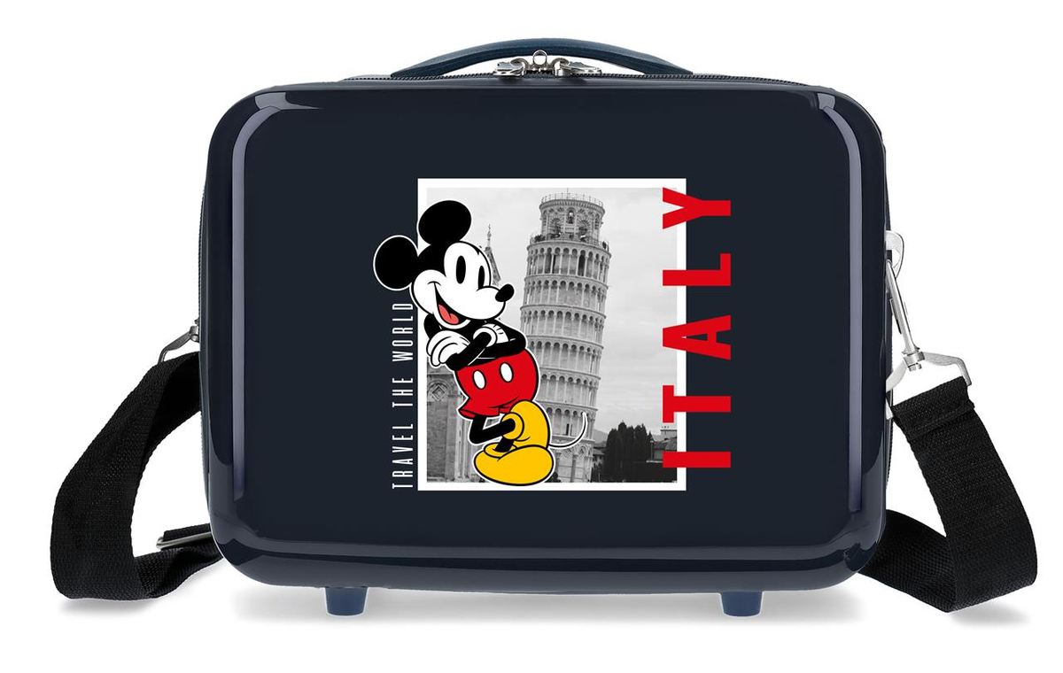 Beauty Case Topolino in Italia DISNEY Borsa Viaggio in ABS Adattabile a Trolley - 3673922