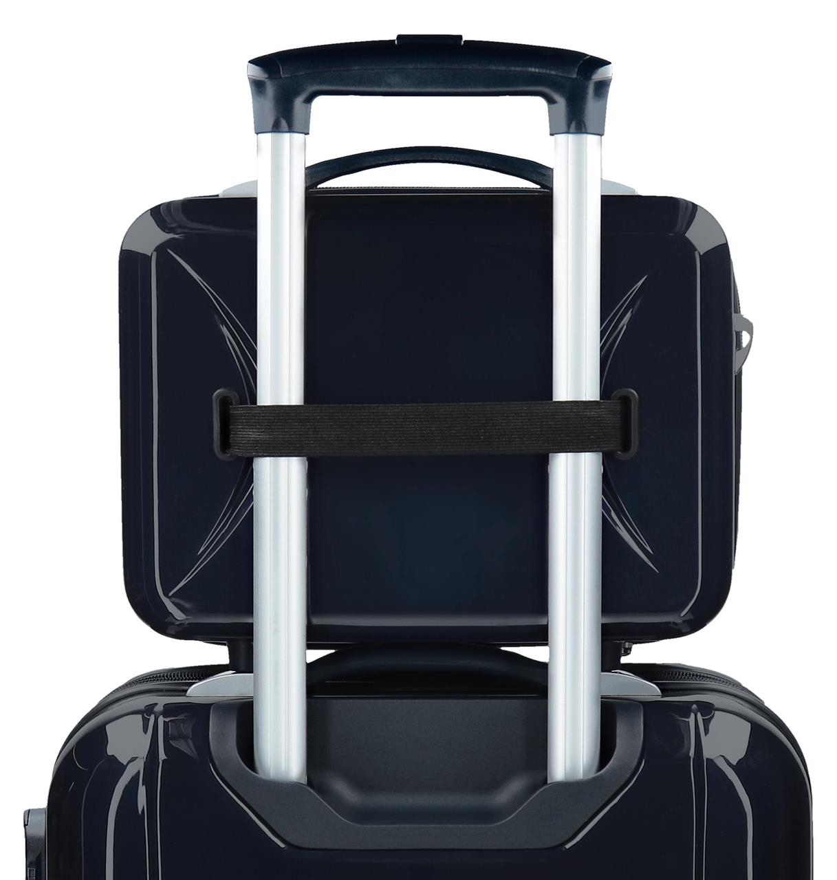 Beauty Case Minnie e Topolino a Londra DISNEY Borsa Viaggio in ABS Adattabile a Trolley - 3673925