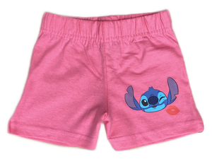 Pigiama Estivo Stitch DISNEY T-Shirt Maniche Corte Short 100% Cotone Bambino - Lil23-0176