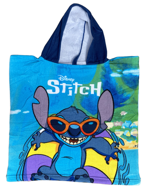 Poncho Mare Stitch DISNEY in Microcotone Cm. 100x50 100%pl - 2023lilb014