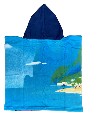 Poncho Mare Stitch DISNEY in Microcotone Cm. 100x50 100%pl - 2023lilb014