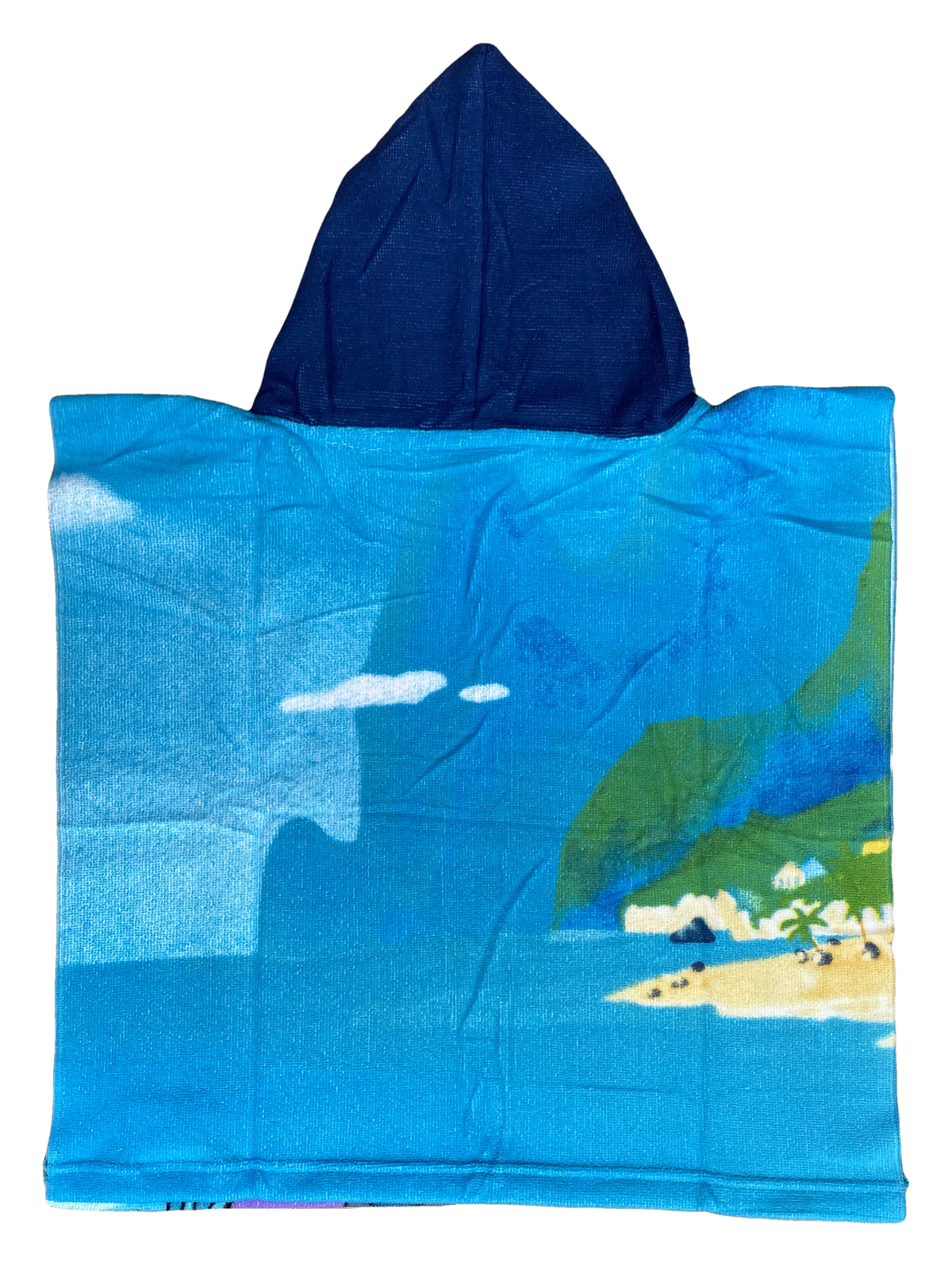 Poncho Mare Stitch DISNEY in Microcotone Cm. 100x50 100%pl - 2023lilb014