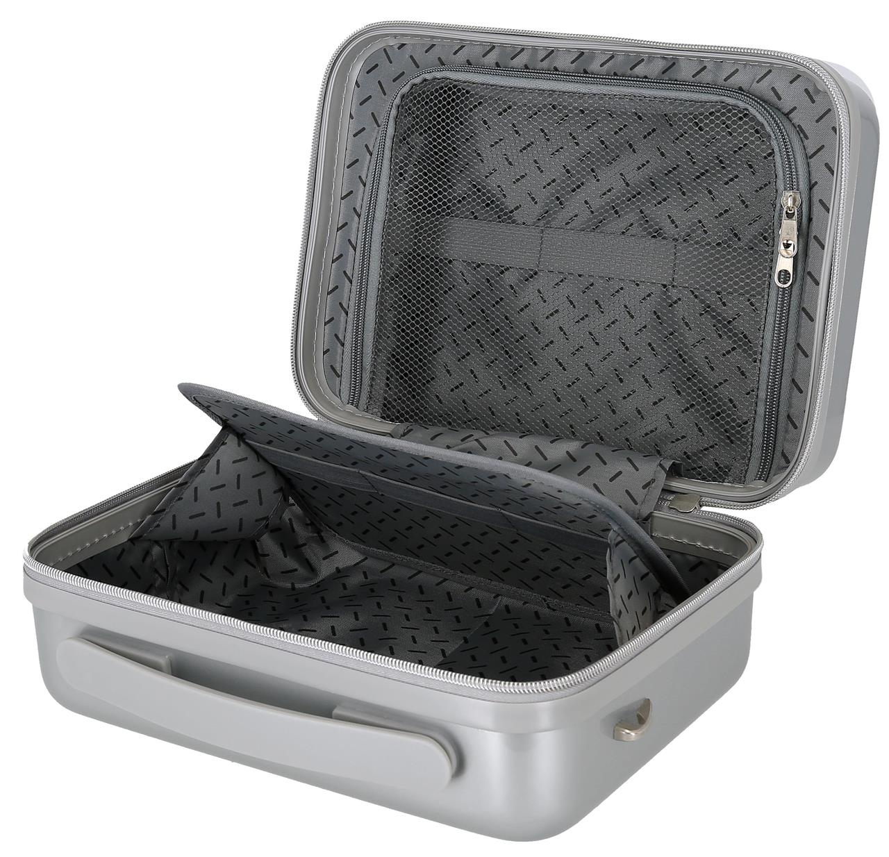 Beauty Case Mickey Mouse Topolino DISNEY 100° Anniversario Borsa Viaggio in ABS Adattabile a Trolley - 3643921