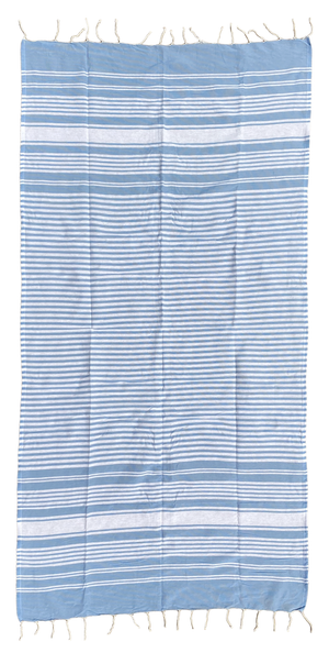 Telo Fouta in Cotone 90 X 180 CM Mare Piscina Casa - 67.00525.99celeste