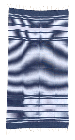 Telo Fouta in Cotone 90 X 180 CM Mare Piscina Casa - 67.00525.99blu