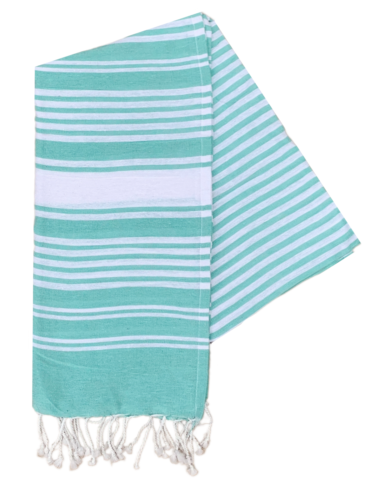 Telo Fouta in Cotone 90 X 180 CM Mare Piscina Casa - 67.00525.99verdeacqua