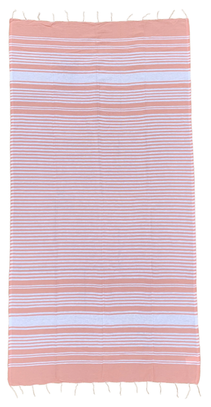 Telo Fouta in Cotone 90 X 180 CM Mare Piscina Casa - 67.00525.99salmone