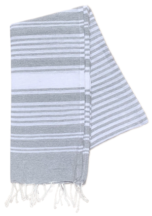 Telo Fouta in Cotone Due Piazze 200 X 200 CM Mare Piscina Casa - 67.00526.99grigio