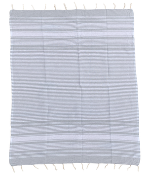 Telo Fouta in Cotone Due Piazze 200 X 200 CM Mare Piscina Casa - 67.00526.99grigio