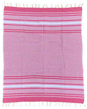 Telo Fouta in Cotone Due Piazze 200 X 200 CM Mare Piscina Casa - 67.00526.99fuxia
