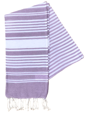 Telo Fouta in Cotone Due Piazze 200 X 200 CM Mare Piscina Casa - 67.00526.99lilla