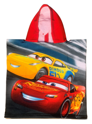 Poncho Mare Cars DISNEY in Microcotone Cm. 100x50 100%pl - 2023car002