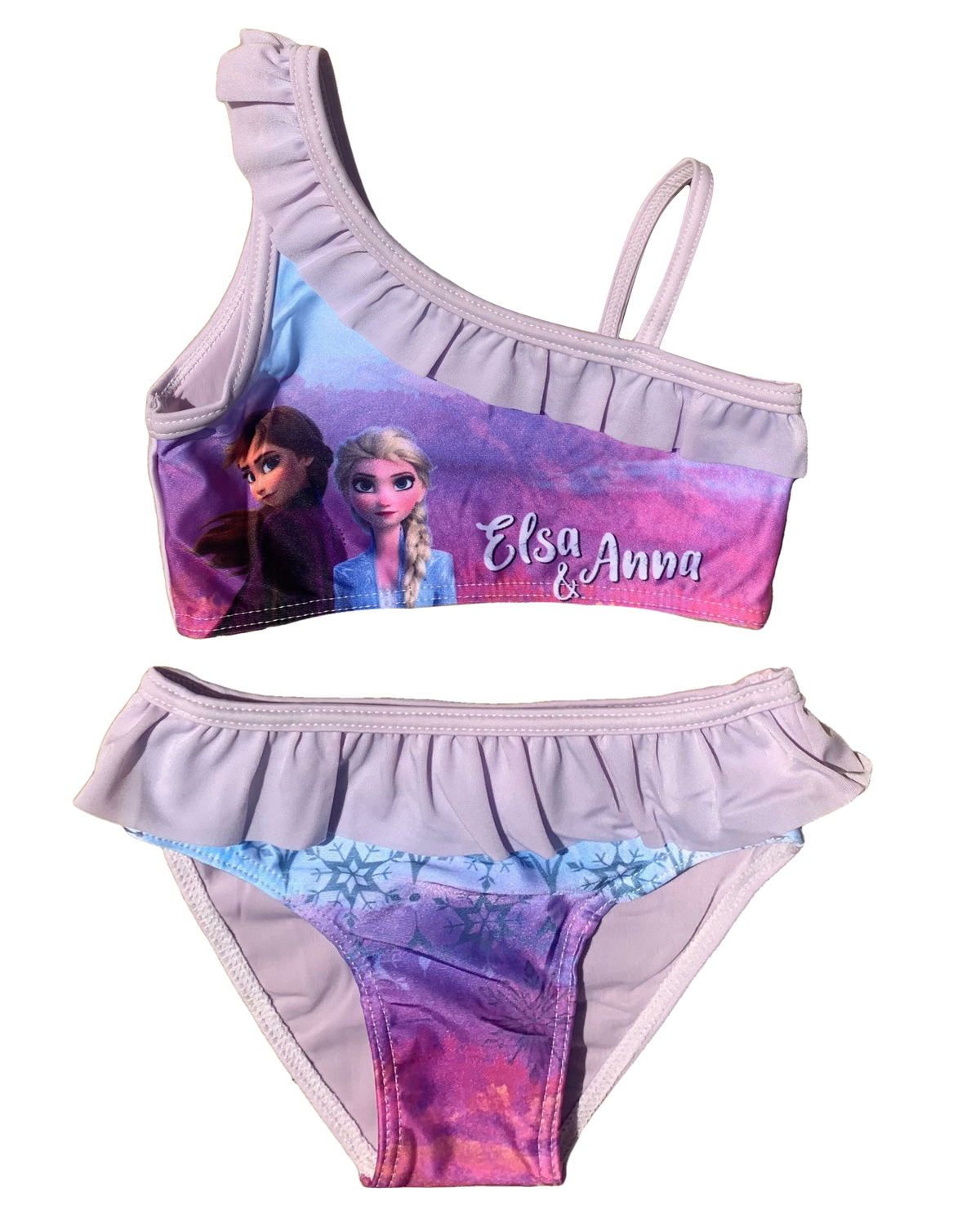 Costume Mare Frozen Ii DISNEY Elsa Anna Bikini Monospalla 2 Pezzi Bambina - Fro23-0444