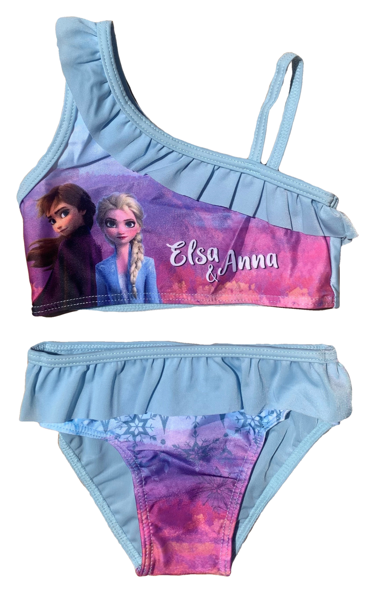 Costume Mare Frozen Ii DISNEY Elsa Anna Bikini Monospalla 2 Pezzi Bambina - Fro23-0444