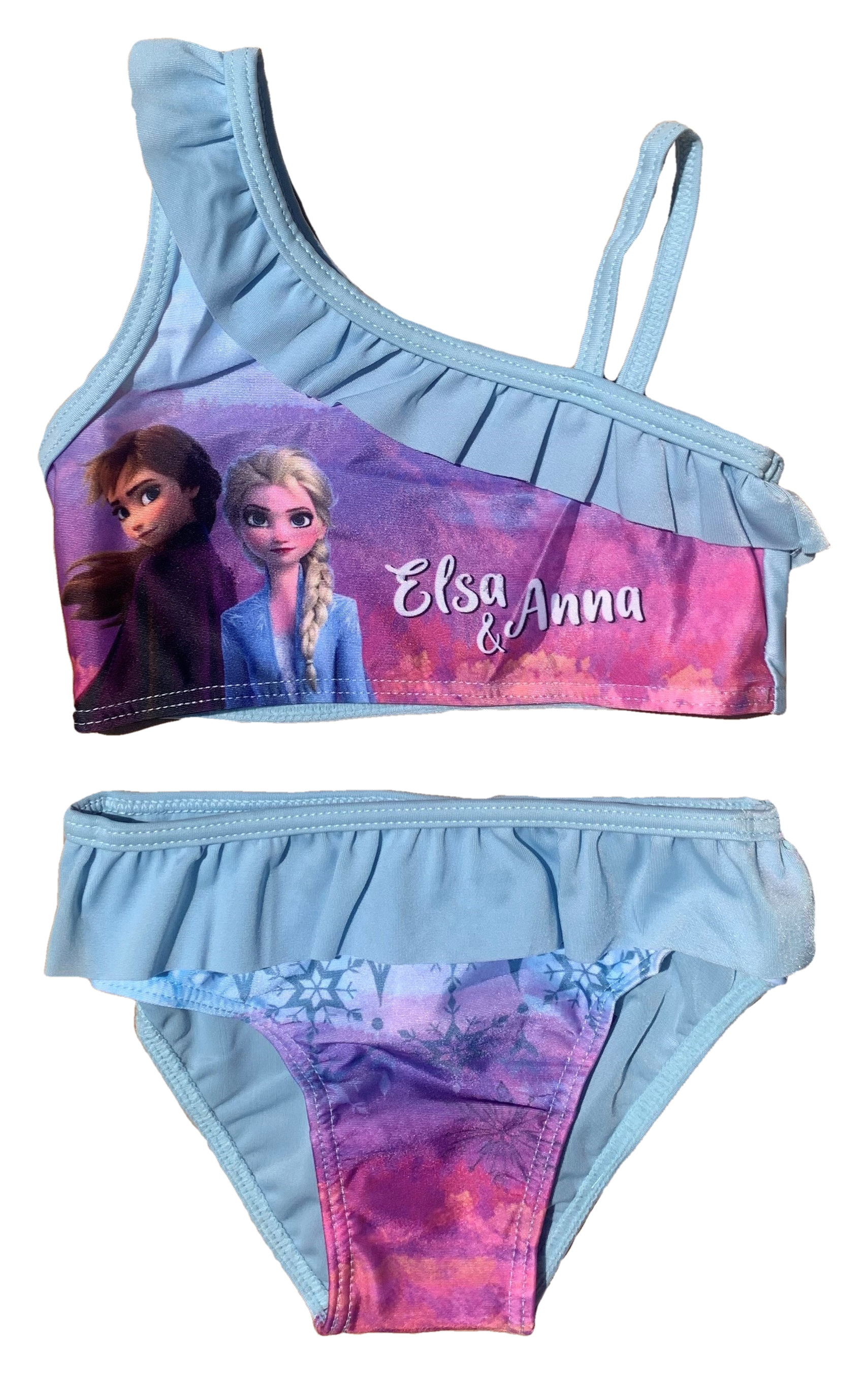 Costume Mare Frozen Ii DISNEY Elsa Anna Bikini Monospalla 2 Pezzi Bambina - Fro23-0444
