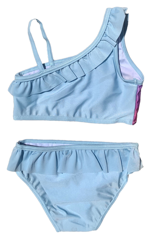 Costume Mare Frozen Ii DISNEY Elsa Anna Bikini Monospalla 2 Pezzi Bambina - Fro23-0444