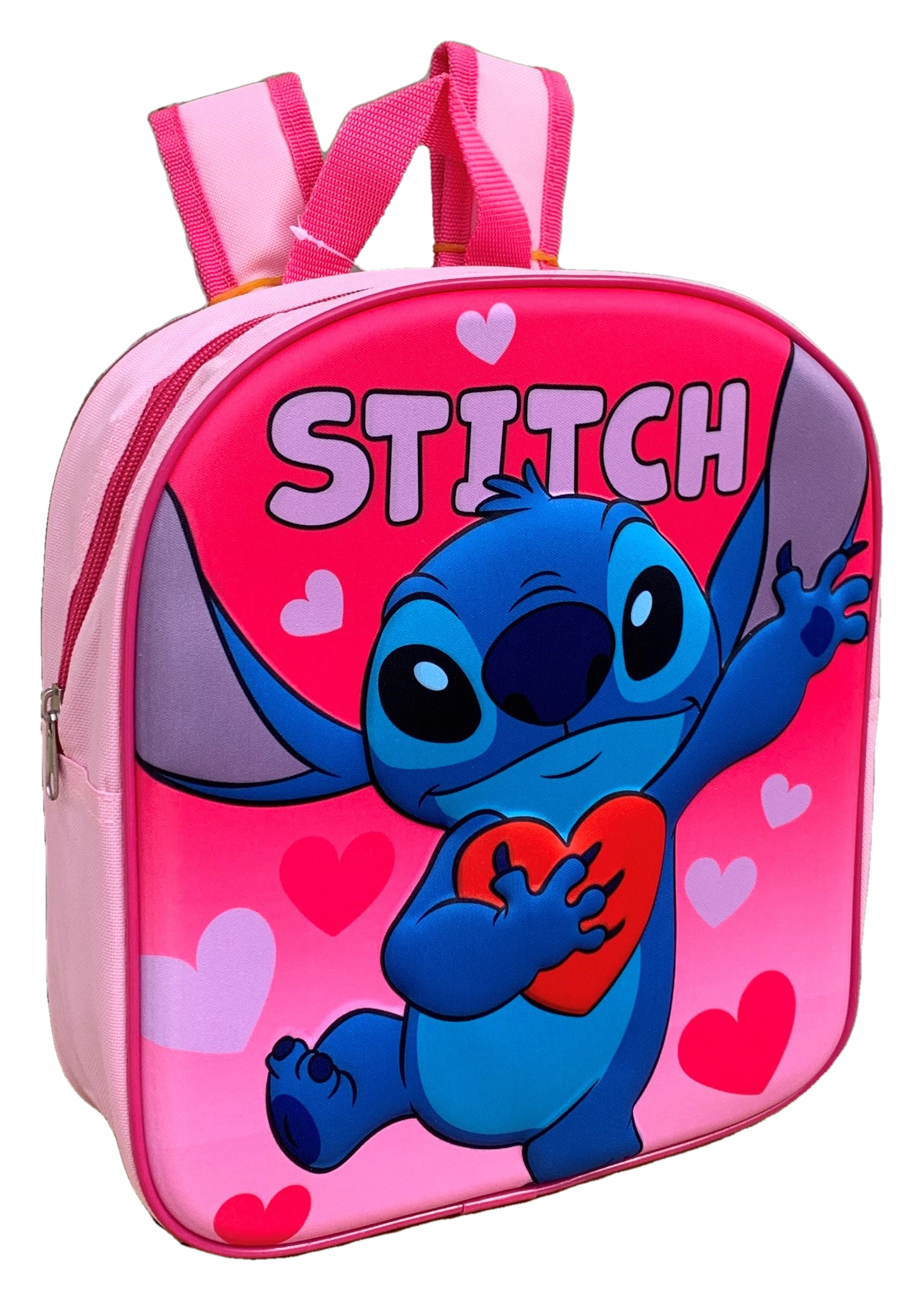 Zaino Asilo 3d Stitch DISNEY Scuola Tempo Libero Bambino 30 CM - Lil23-0674