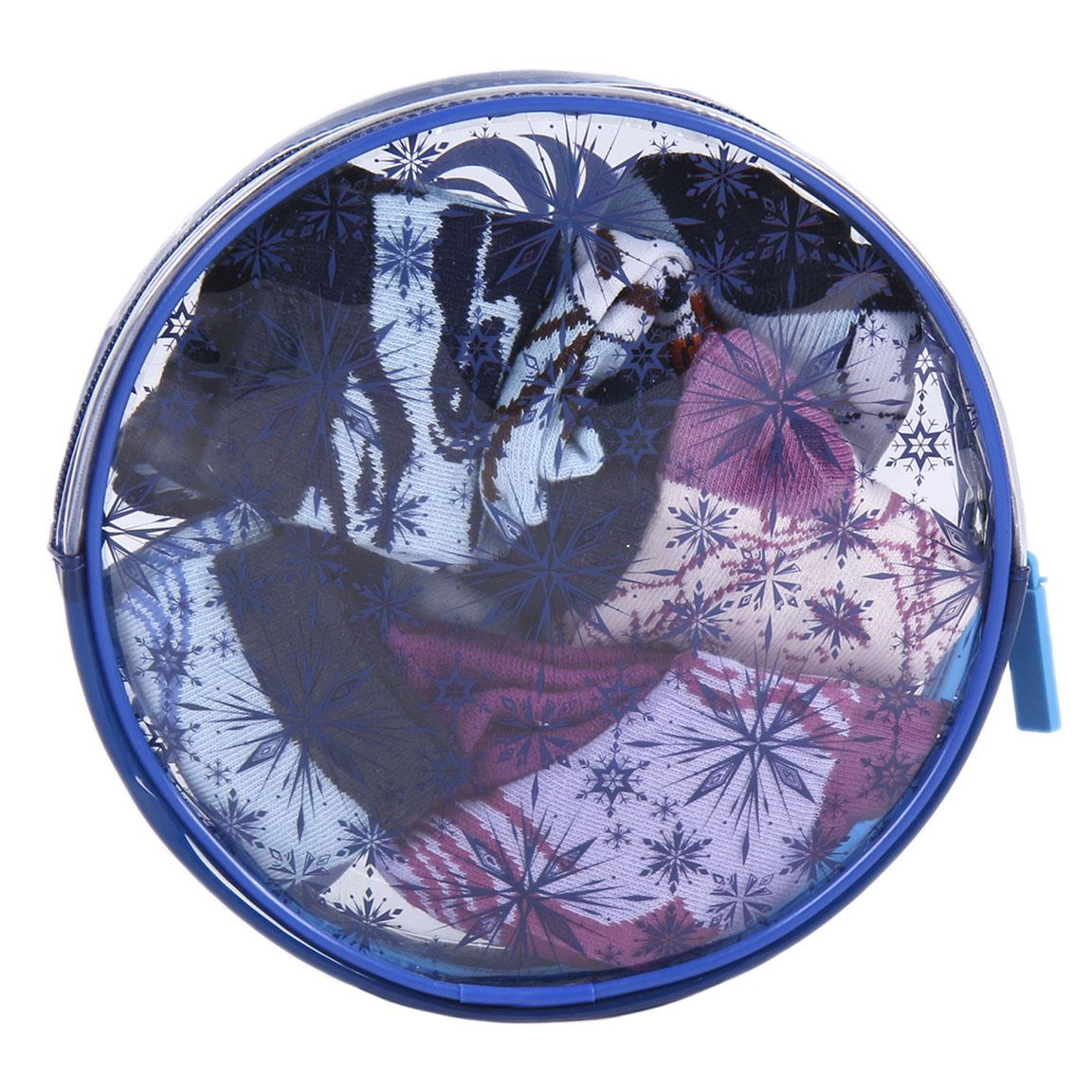 Calzini Frozen DISNEY in Misto Cotone 5 Paia con Pochette - 7419