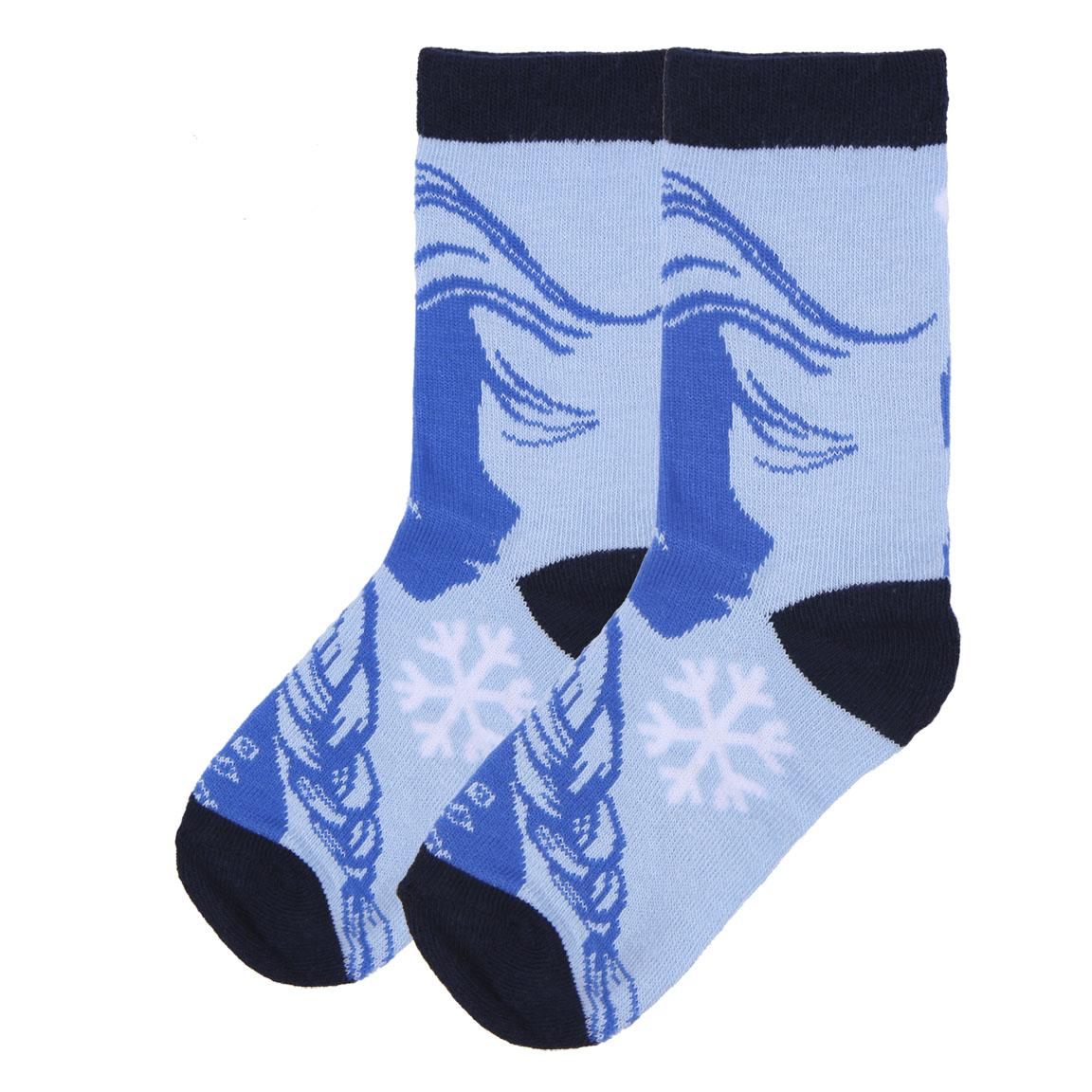 Calzini Frozen DISNEY in Misto Cotone 5 Paia con Pochette - 7419