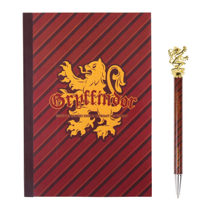 Set Block Notes + Penna Harry Potter Grifondoro Diario Appunti Confezione Regalo - 0461