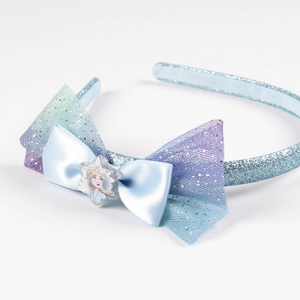 Set 2 Cerchietti Frozen  DISNEY Elsa Cerchietto con Fiocco Accessori Capelli - 2455