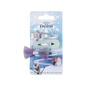 Set Accessori Capelli Frozen DISNEY 4 Clic Clac - 2452