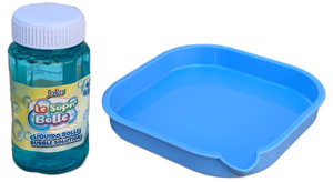 Pistola Sparabolle di Sapone a 36 Fori Azzurro Gioco per Bambini - Wnt0033