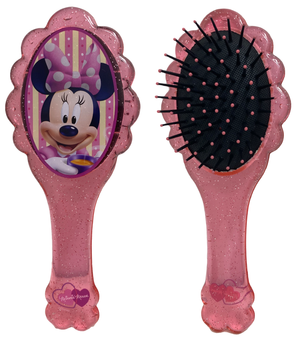 Set Accessori Capelli Minnie DISNEY 8 Pezzi Spazzola Clik Clak Elastici - As4898rosa
